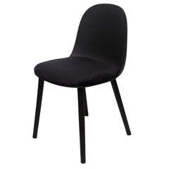 Sora Dining Chair – Modern Molded Seat with Cushion (Pink, Grey, White, Black, Yellow) - Habitt