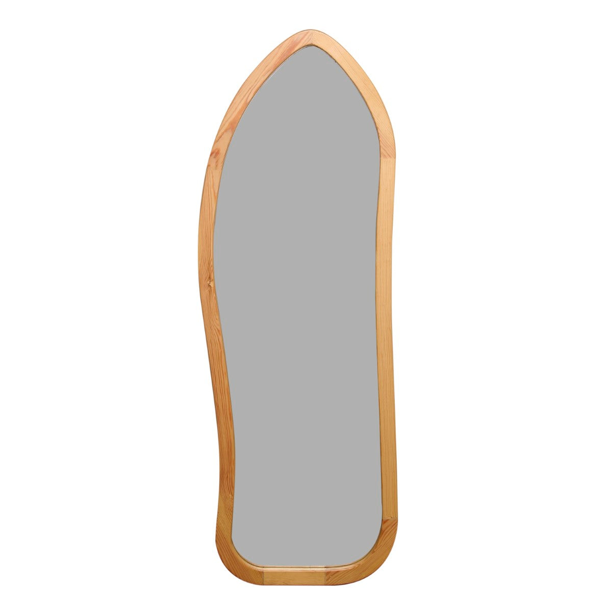 Oafleaf Wall Mirror – Modern Wooden Frame Decorative Mirror - Habitt