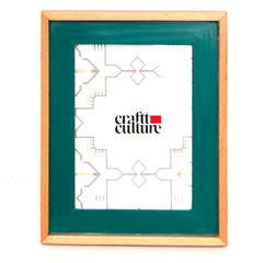 Island Green Wooden Photo Frame – Vertical Display - Habitt