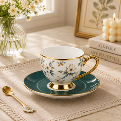 12 PCS Signature Cup & Saucer Set – Premium Tea & Coffee Serveware
