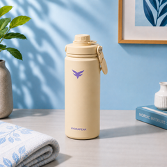 Assorted 650 ml Premium Insulated Sports Water Bottle with Handle | Leak-Resistant Drink Bottle