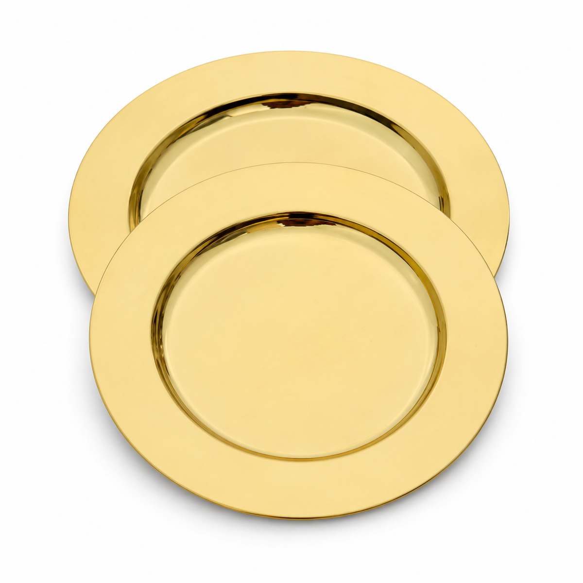 1 Pc Golden Charger Plate