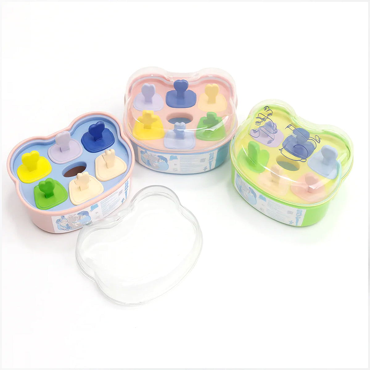 Ice Mold 6PC Set – Assorted Colors - Habitt