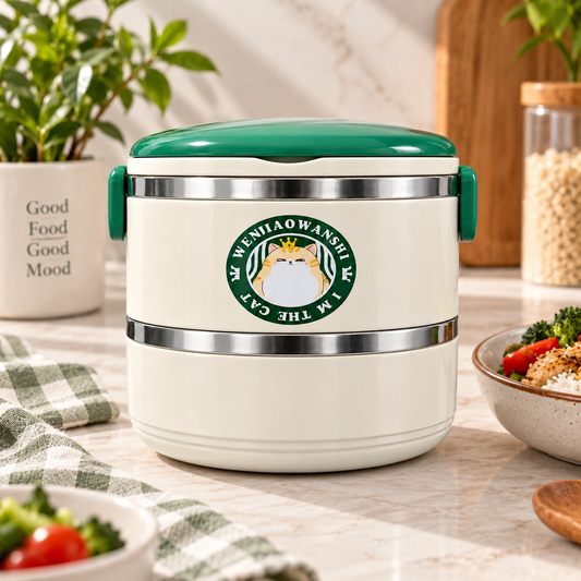 Cat Lunch Box Malaysia – 2 Layer
