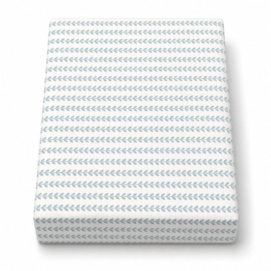 Blue lines Double Bed Sheet 96x102"