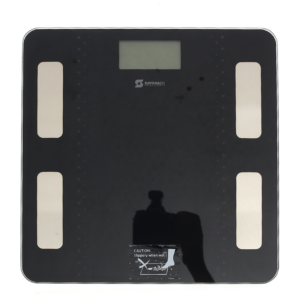SAYONA SY2330 Digital Bath Scale – Precision Body Weight Scale with Sleek Black Glass Design - Habitt
