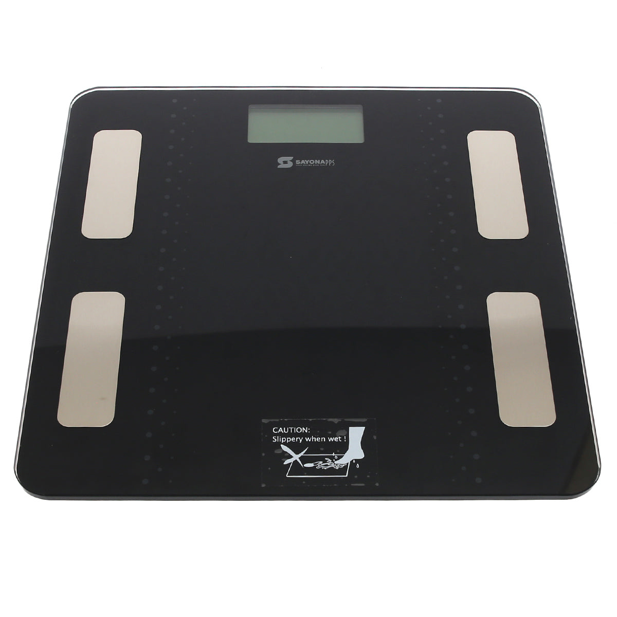 SAYONA SY2330 Digital Bath Scale – Precision Body Weight Scale with Sleek Black Glass Design - Habitt