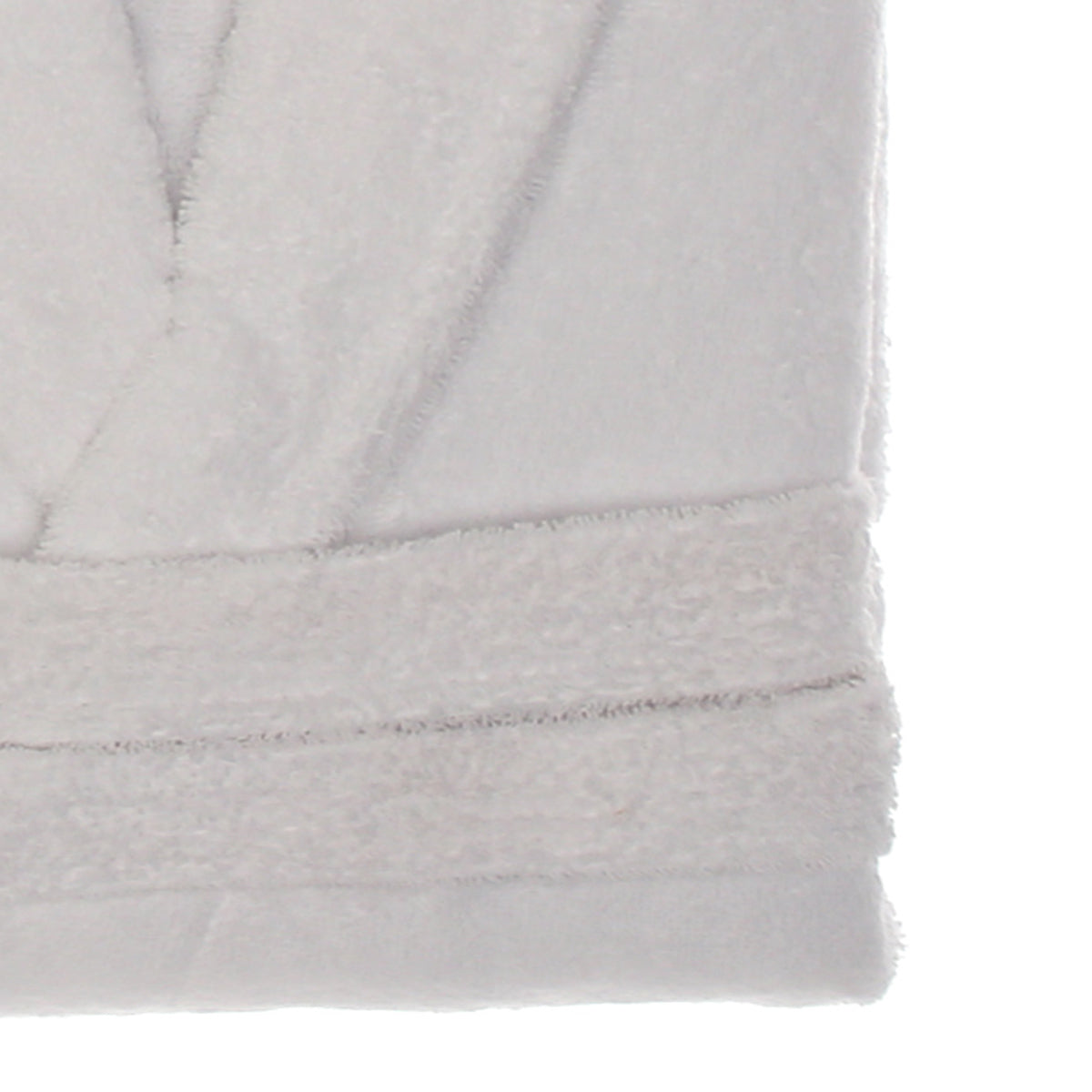 Classic White Bathrobe – 450 GSM, Small Size - Habitt