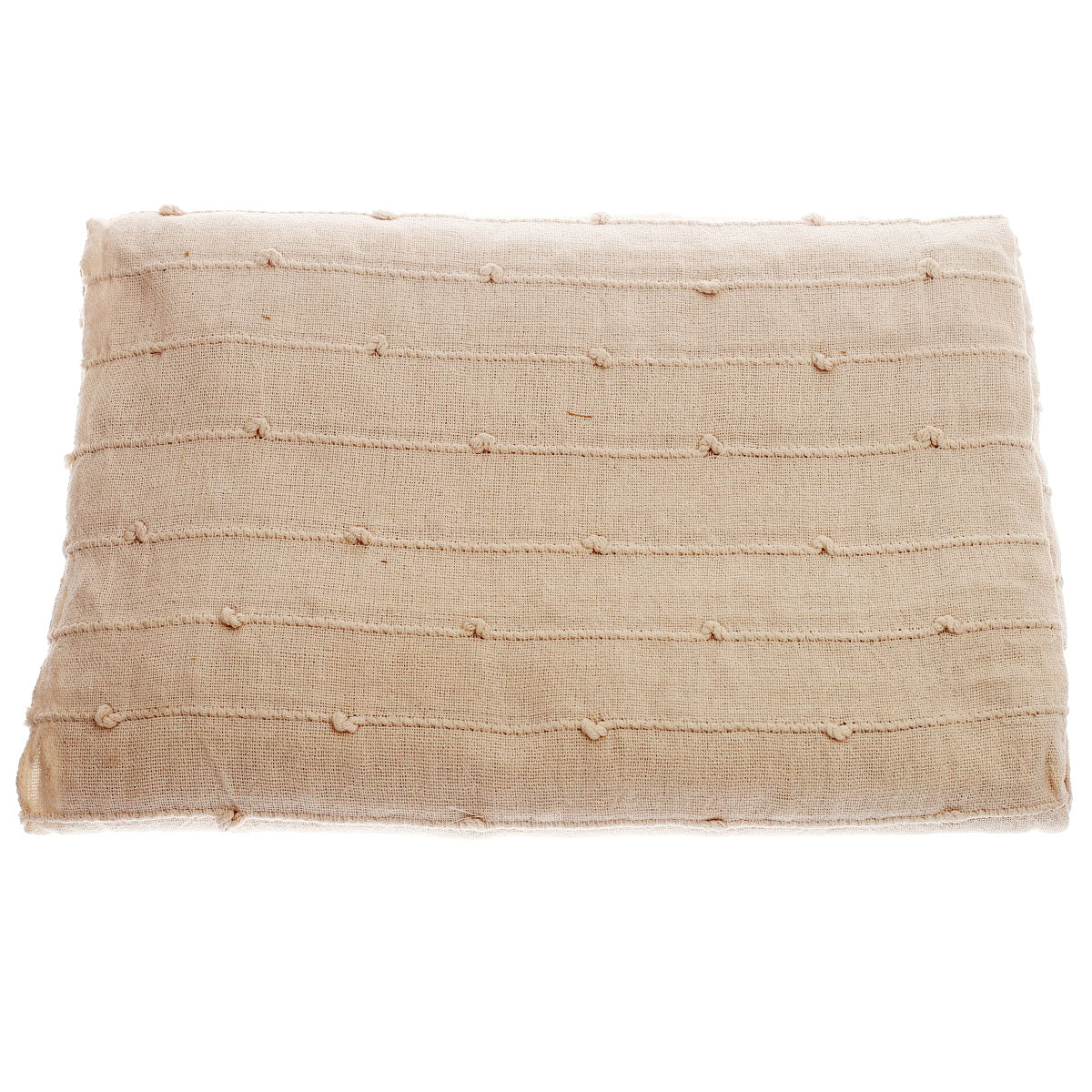 White Textures Bed Cover 94x102" - Habitt