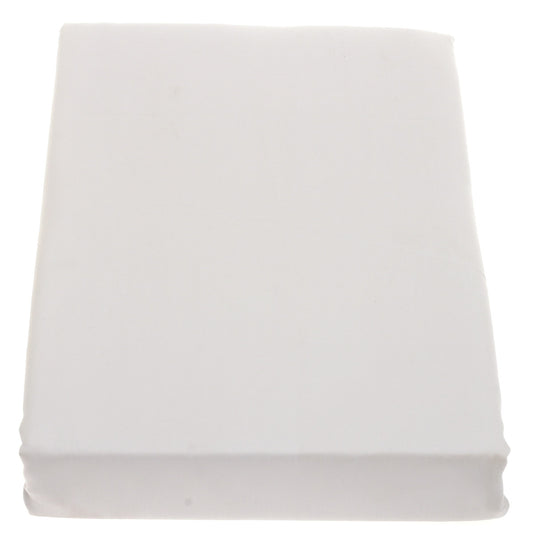 Double Bed Sheet Satin Light Grey 96X102" Dyed - Habitt