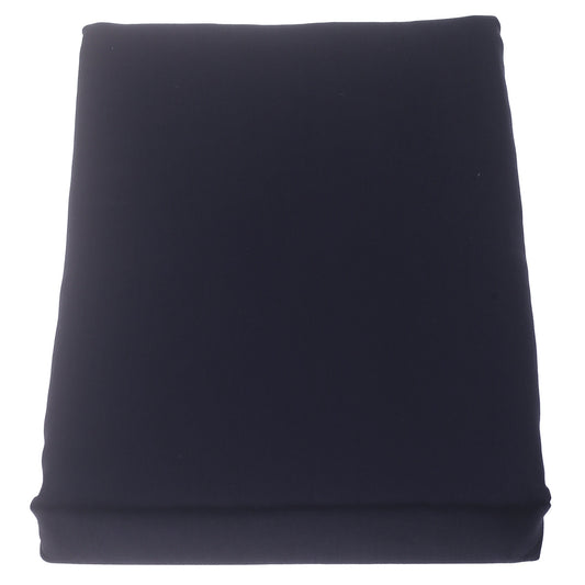 Double Bed Sheet Satin Navy Blue 96X102" Dyed - Habitt