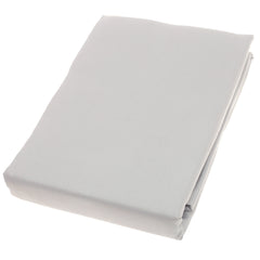 Double Bed Sheet Satin Silver 96X102" Dyed - Habitt
