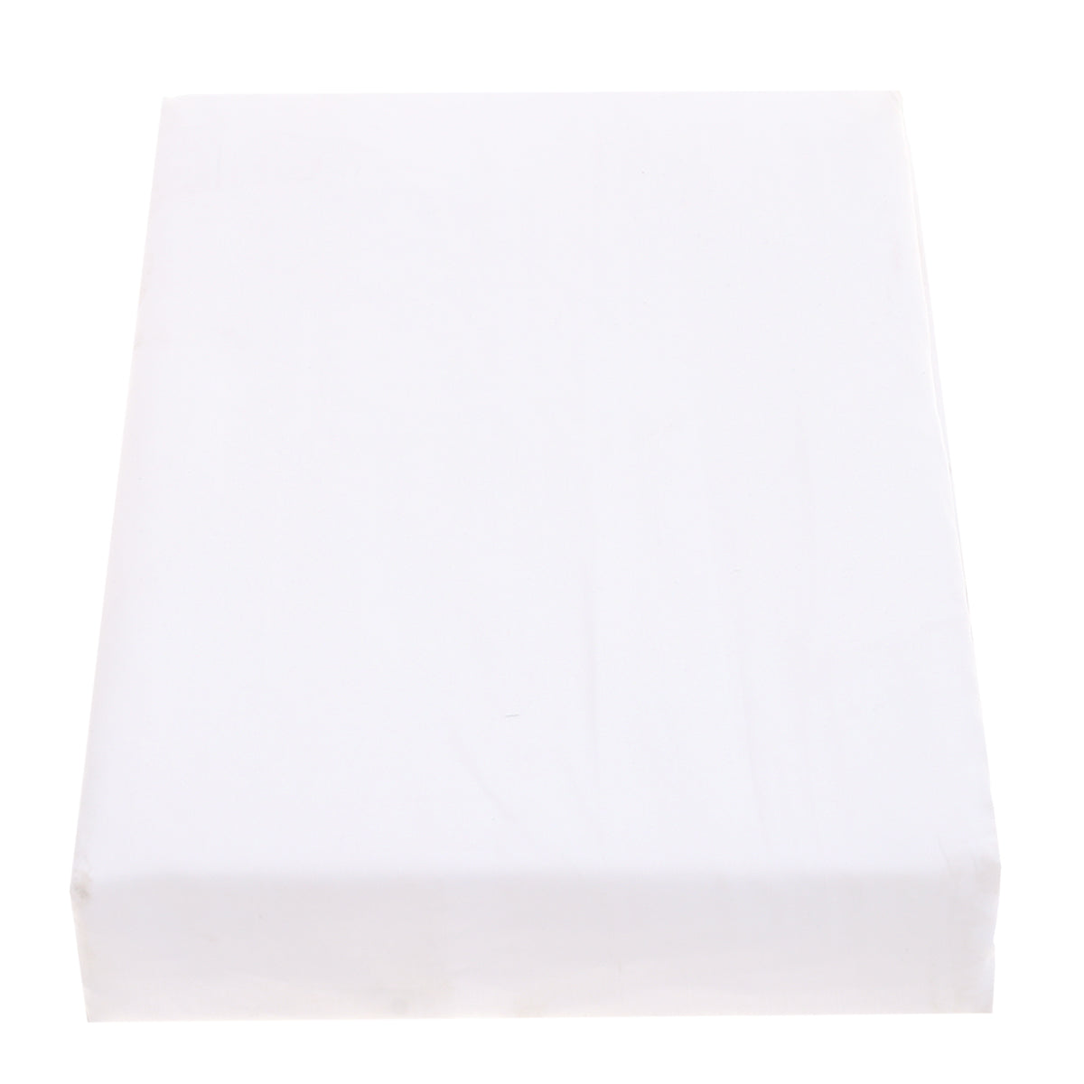 White Dyed Double Bed Sheet – 96x102 Inches - Habitt