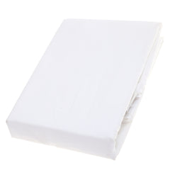 White Dyed Double Bed Sheet – 96x102 Inches - Habitt