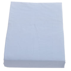 Sky Blue Double Fitted Sheet – 72x78" | Percale Cotton - Habitt