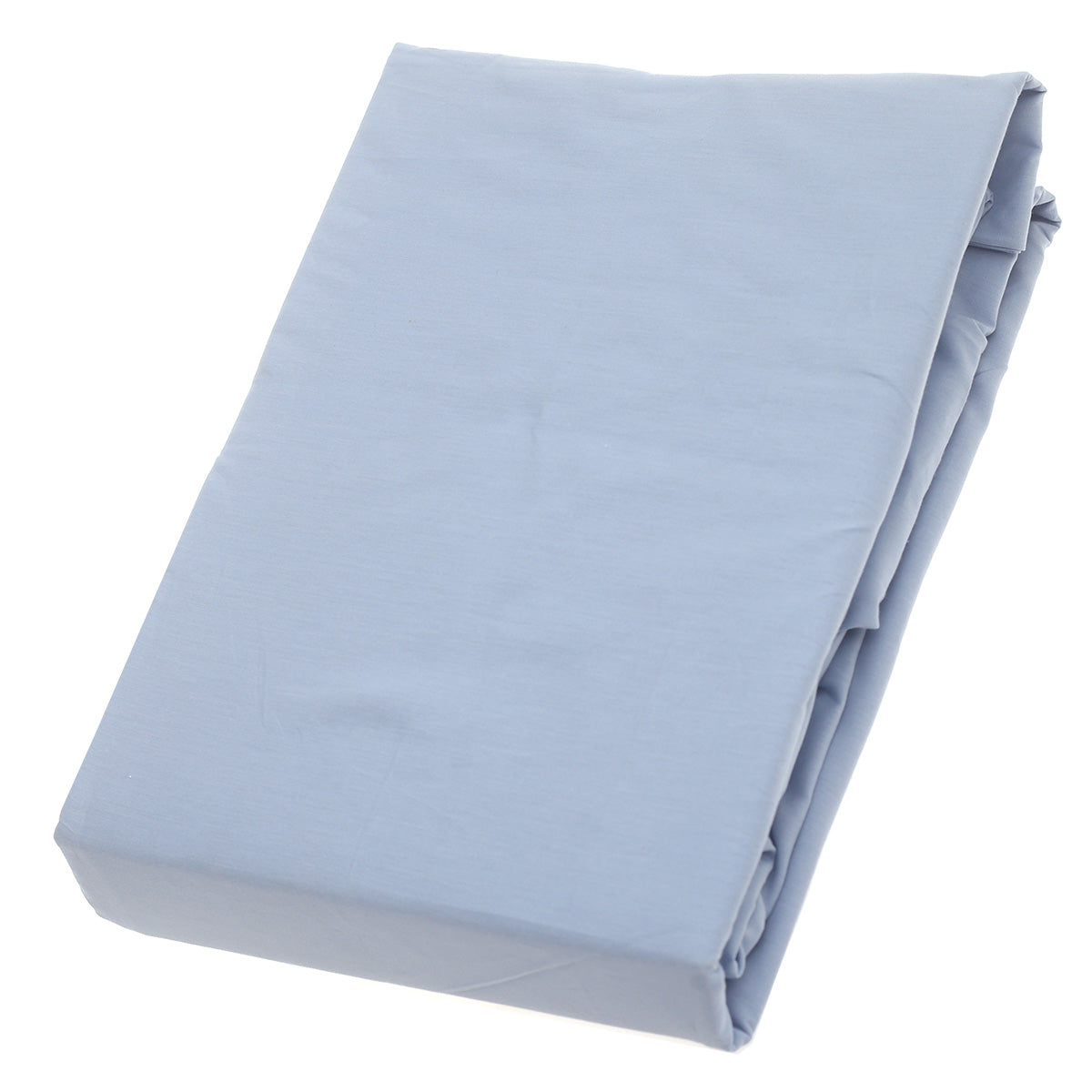 Sky Blue Double Fitted Sheet – 72x78" | Percale Cotton - Habitt