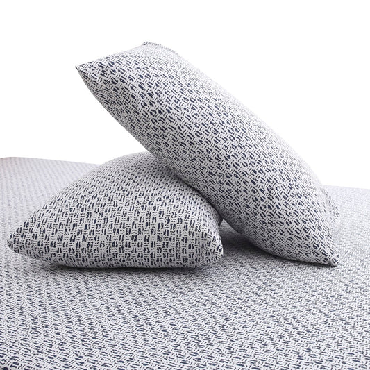 Seamless Texture Double Bed Sheet – 90x100 Inches with 2 Pillow Covers - Habitt