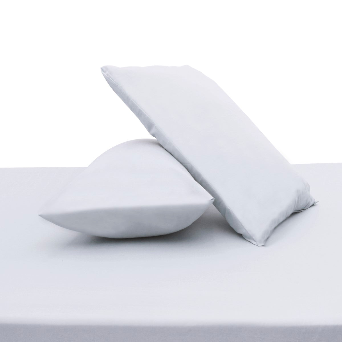 Sky Blue Dyed Double Bed Sheet 96x102" – Dyed Percale - Habitt