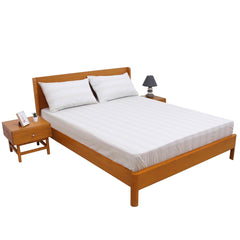 Linear Florals Double Bed Sheet with Pillow Covers – 96x102 Inches - Habitt
