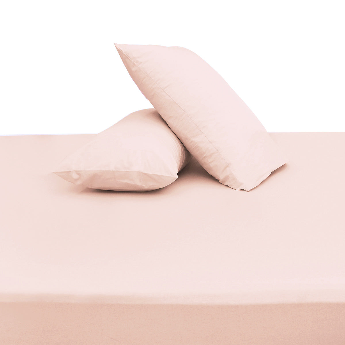 Premium Double Bed Sheet 96x102" – Cream Dyed Cotton | Elegant & Soft Bedding Set - Habitt