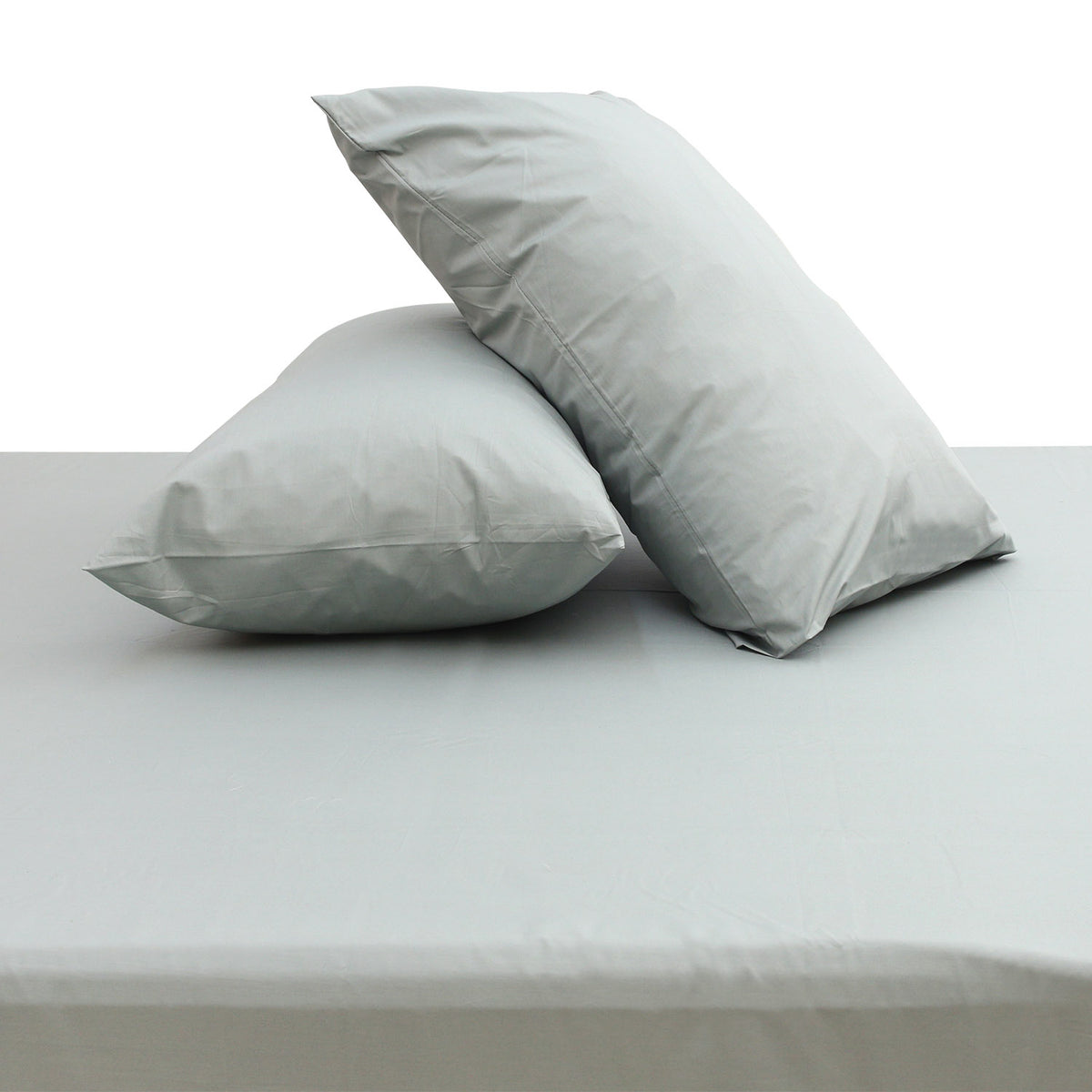Mint Green Satin Double Bed Sheet – 96x102" - Habitt
