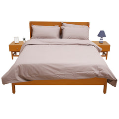 Tuope Grey PC Dyed Double Bedding Set of 6 - Habitt