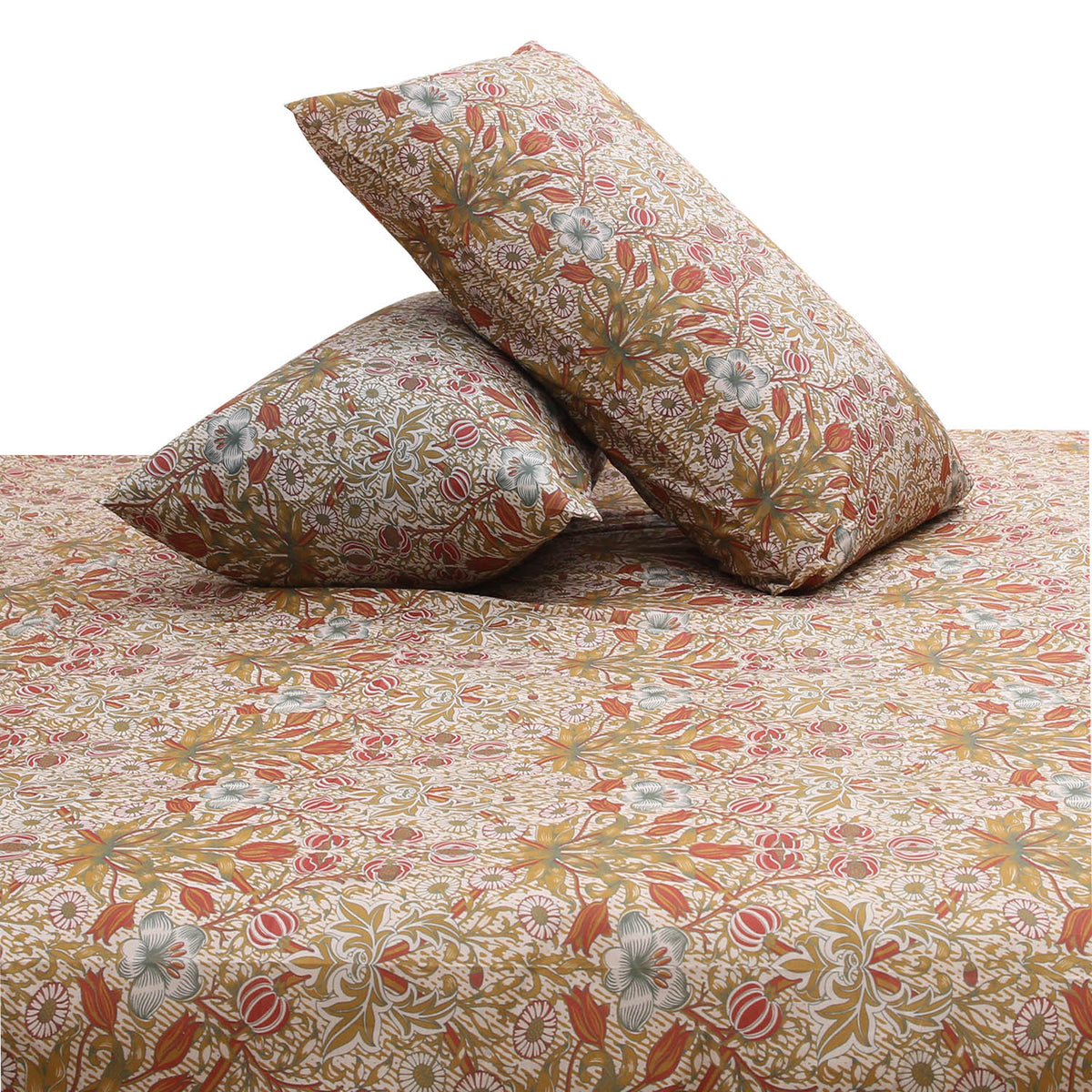 Cream Tan Double Quilt Cover 90x96" - Habitt