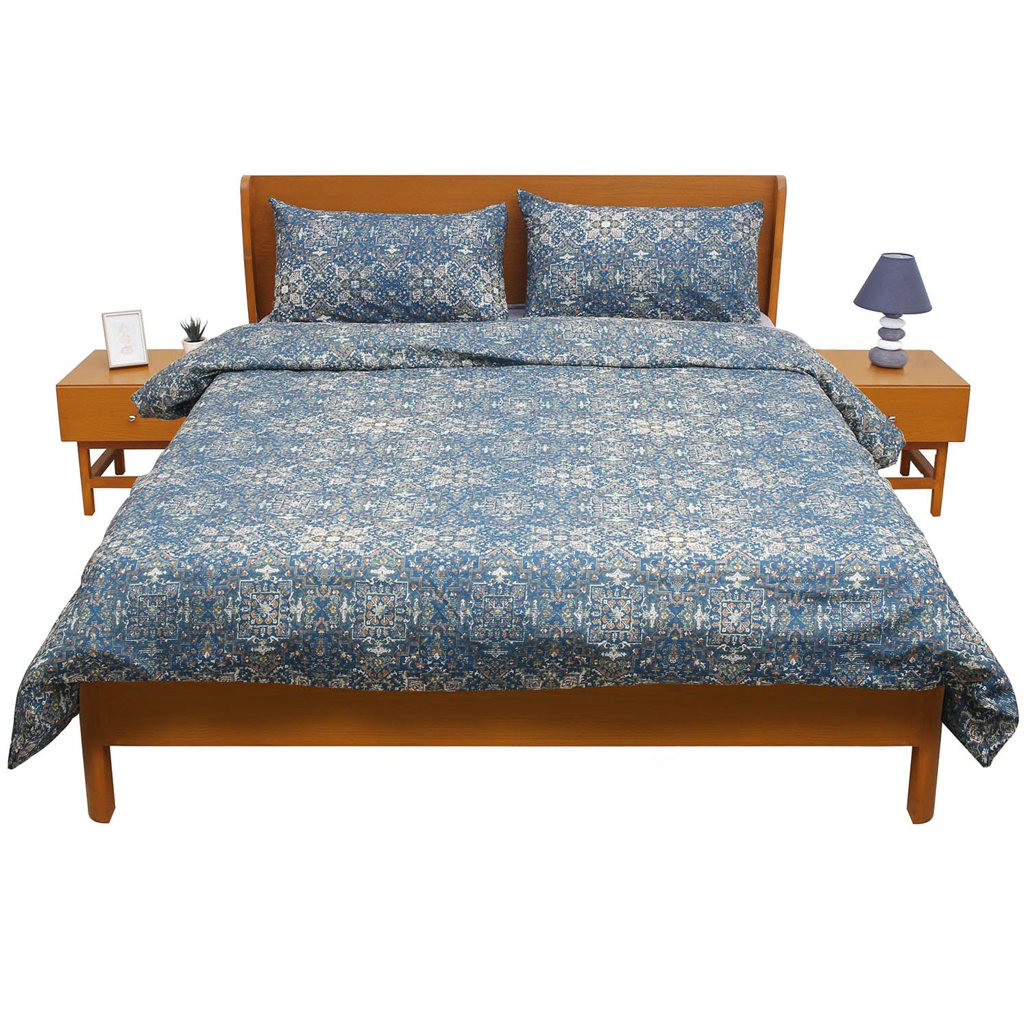 Lapis Double Quilt Cover 90x96" - Habitt