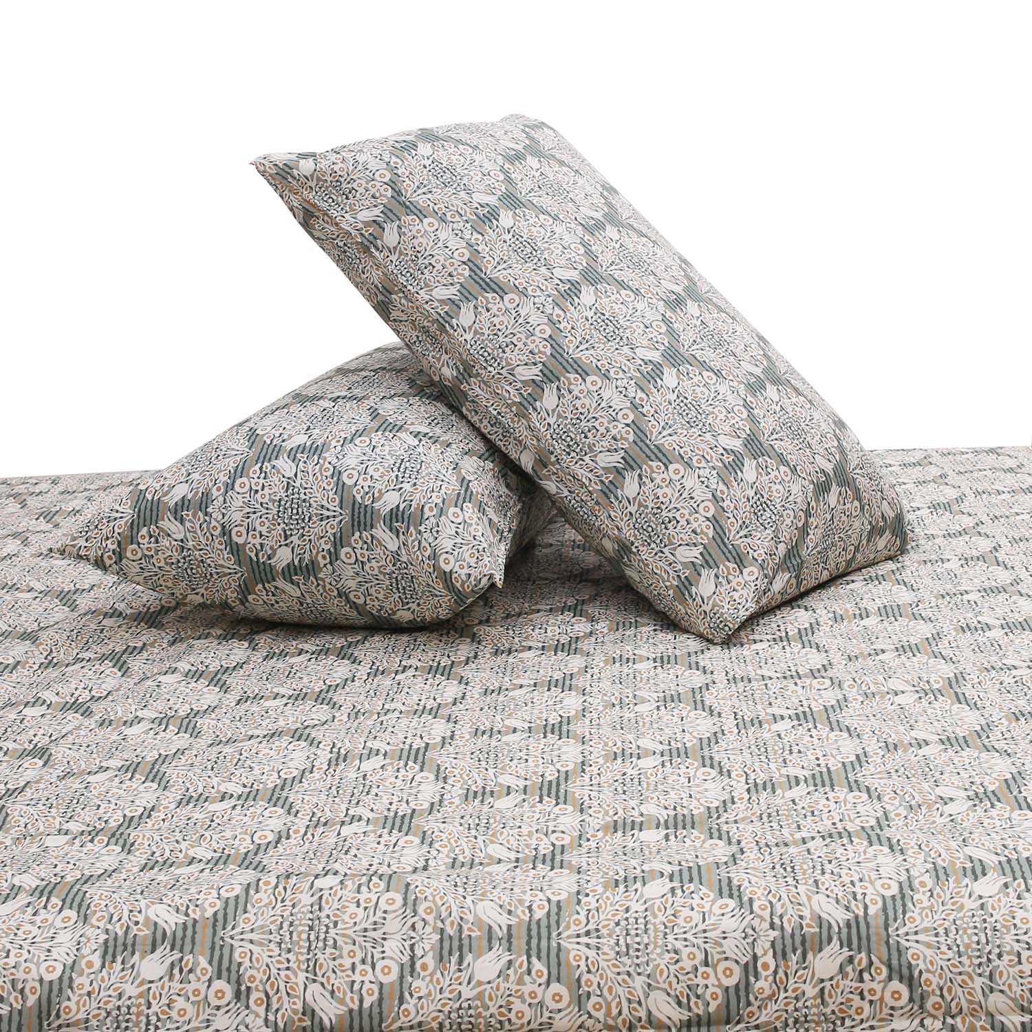 Pecan Brown Double Quilt Cover 90x96" - Habitt