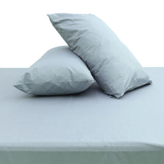 Mint Green Dyed Double Bed Sheet 96x102" – Soft Pastel Premium Bedding - Habitt