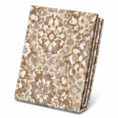 Bone Brown Double Bed Sheet 96x102"