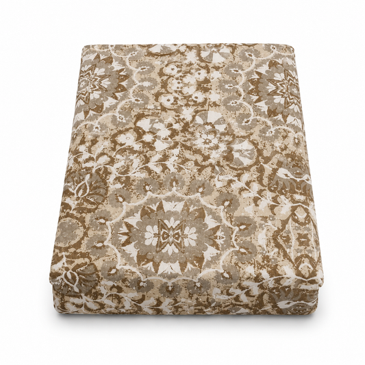Bone Brown Double Bed Sheet 96x102"