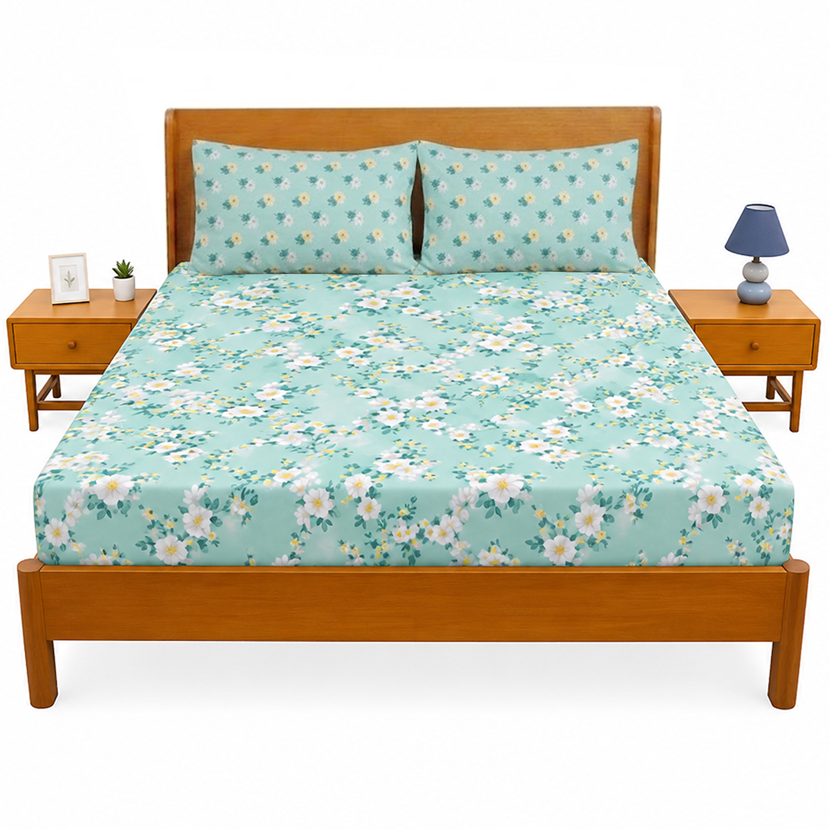 Flora Double Bed Sheet 94x98"