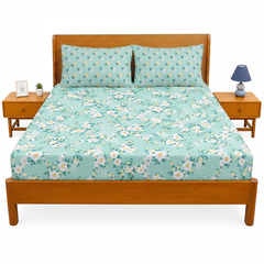 Flora Double Bed Sheet 94x98"