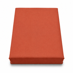 Terracotta Dyed Double Bedding Satin – Solid Color Luxury Double Bed Bedding Set
