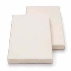 Vanilla Dyed Double Bedding Satin – Elegant Solid Color Luxury Double Bed Bedding Set