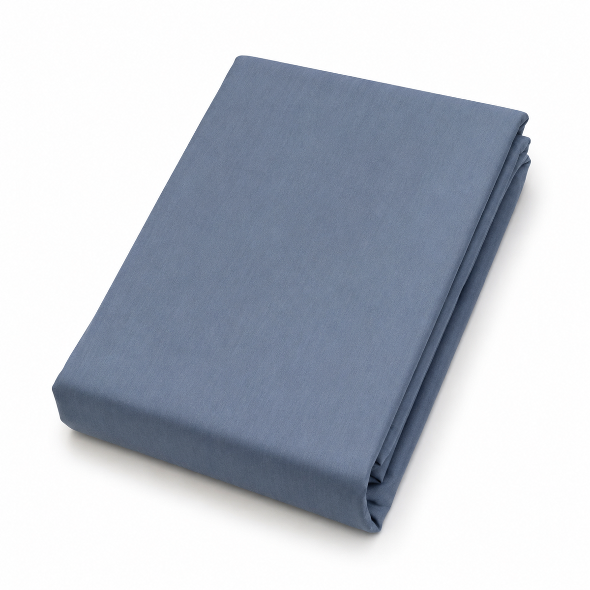Grey Dyed Double Bed Sheet 96 × 102 Inch Satin | Solid Grey Satin Bed Sheet for Double Bed | Luxury Plain Satin Bedsheet