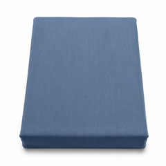 Grey Dyed Double Bed Sheet 96 × 102 Inch Satin | Solid Grey Satin Bed Sheet for Double Bed | Luxury Plain Satin Bedsheet