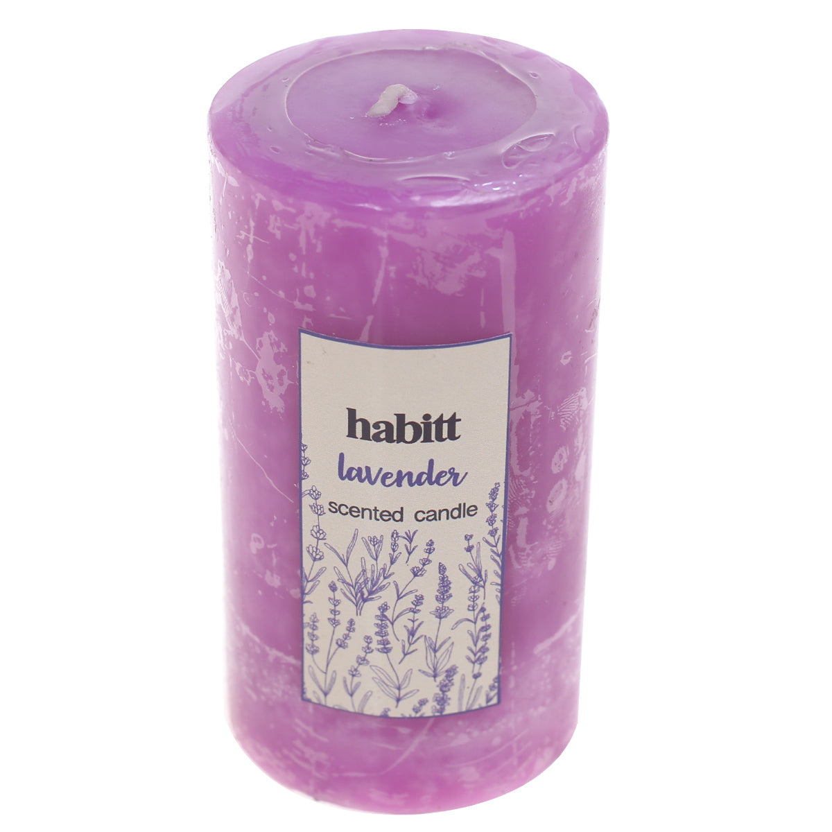 Lavendor Pillar Candle 2x4" - Habitt