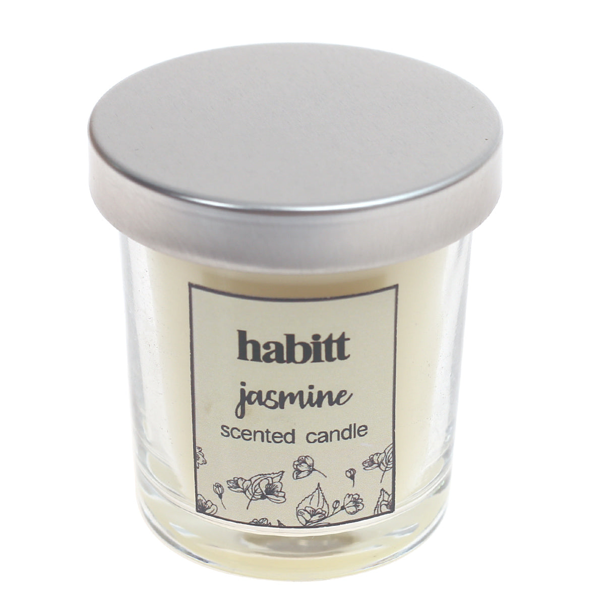 Mini Glass Jar Candle Jasmine - Habitt