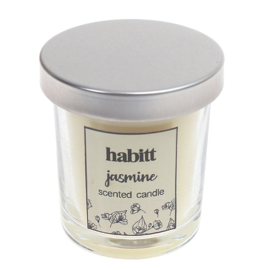 Mini Glass Jar Candle Jasmine - Habitt