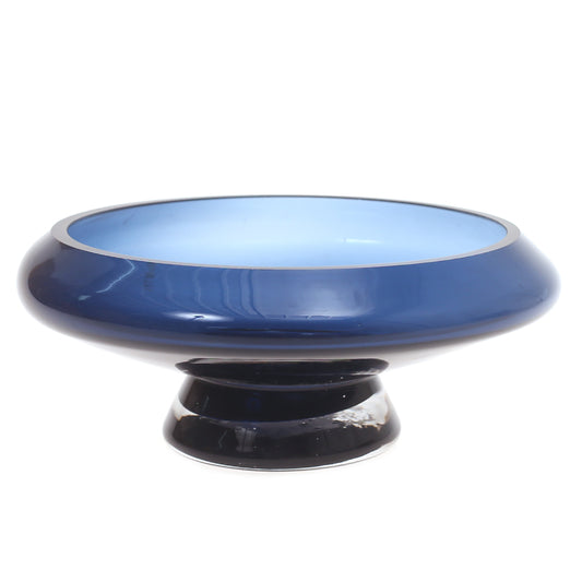 Center Piece Blue 10.67X10.67X4.5Inch HY-038 - Habitt