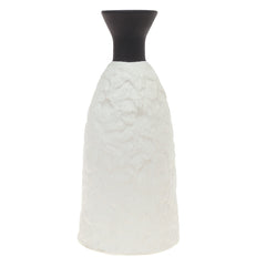 Ceramic Vase L Black & White 5.34 X 5.34 X 12 Inch TYX-049 - Habitt