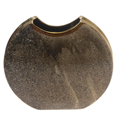Ceramic Vase L Gold & Green 12 X 3 X 11 Inch TYX-011 - Habitt