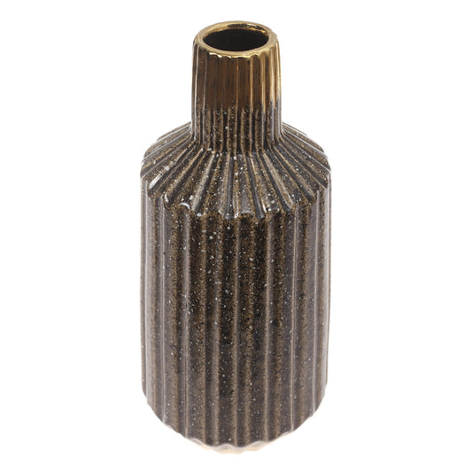 Ceramic Vase L Gold & Green 6.67 X 6.67 X 15 Inch TYX-004 - Habitt