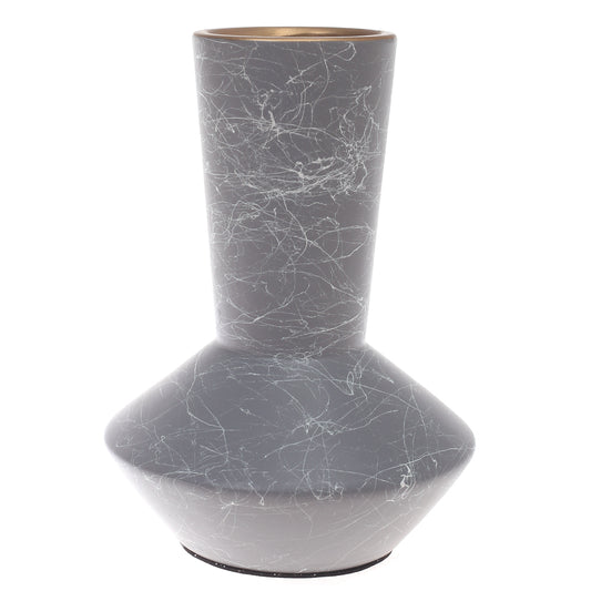 Ceramic Vase Texture Grey 7X7X9.5Inch CH-019 - Habitt