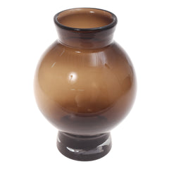 Glass Vase Brown 8X8X11Inch HY-051 - Habitt