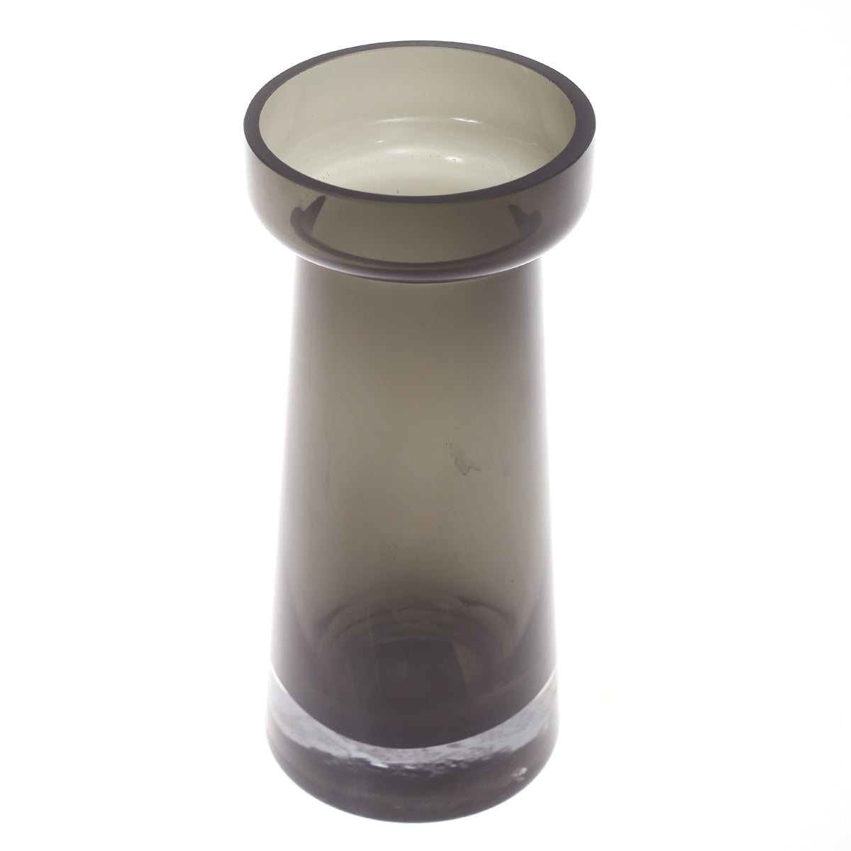 Glass Vase L Black 3.67 X 3.67 X 10 Inch HJM-018 - Habitt