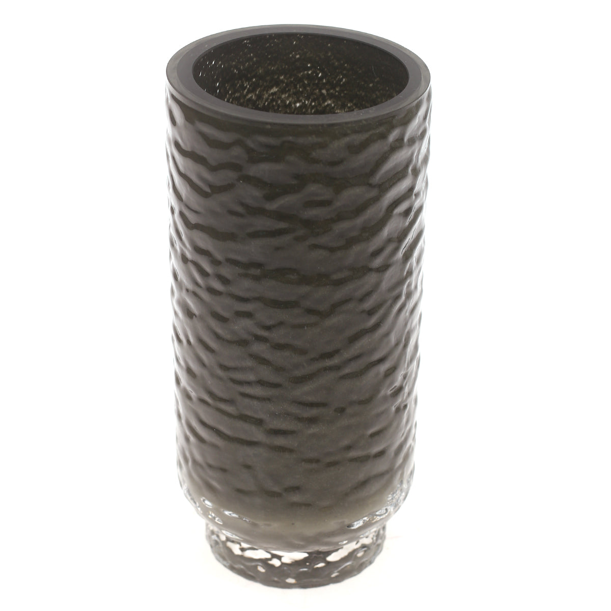 Glass Vase S Green 4.33 X 4.33 X 9 Inch HJM-007 - Habitt