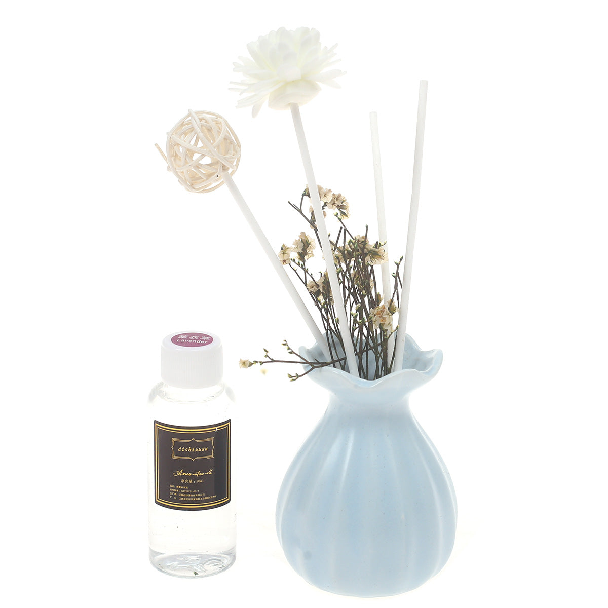 Reed Diffusers Purple 4.5 X 3 X 6.5 Inch QW-003 - Habitt